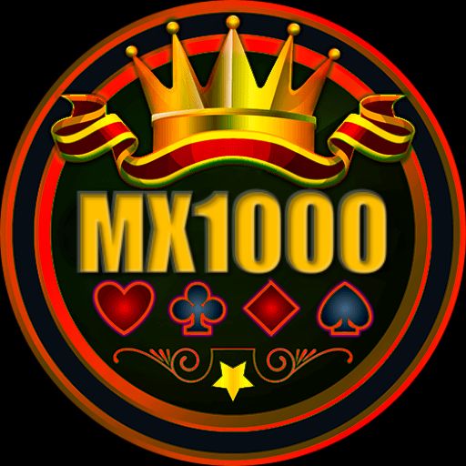Personaje de caricatura MX1000 con monedas y elementos de juegos estilo casino